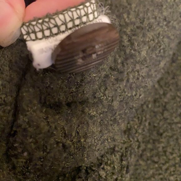 Vintage ALPS Olive button down Fuzzy cardigan Jacket size large - Picture 10 of 16